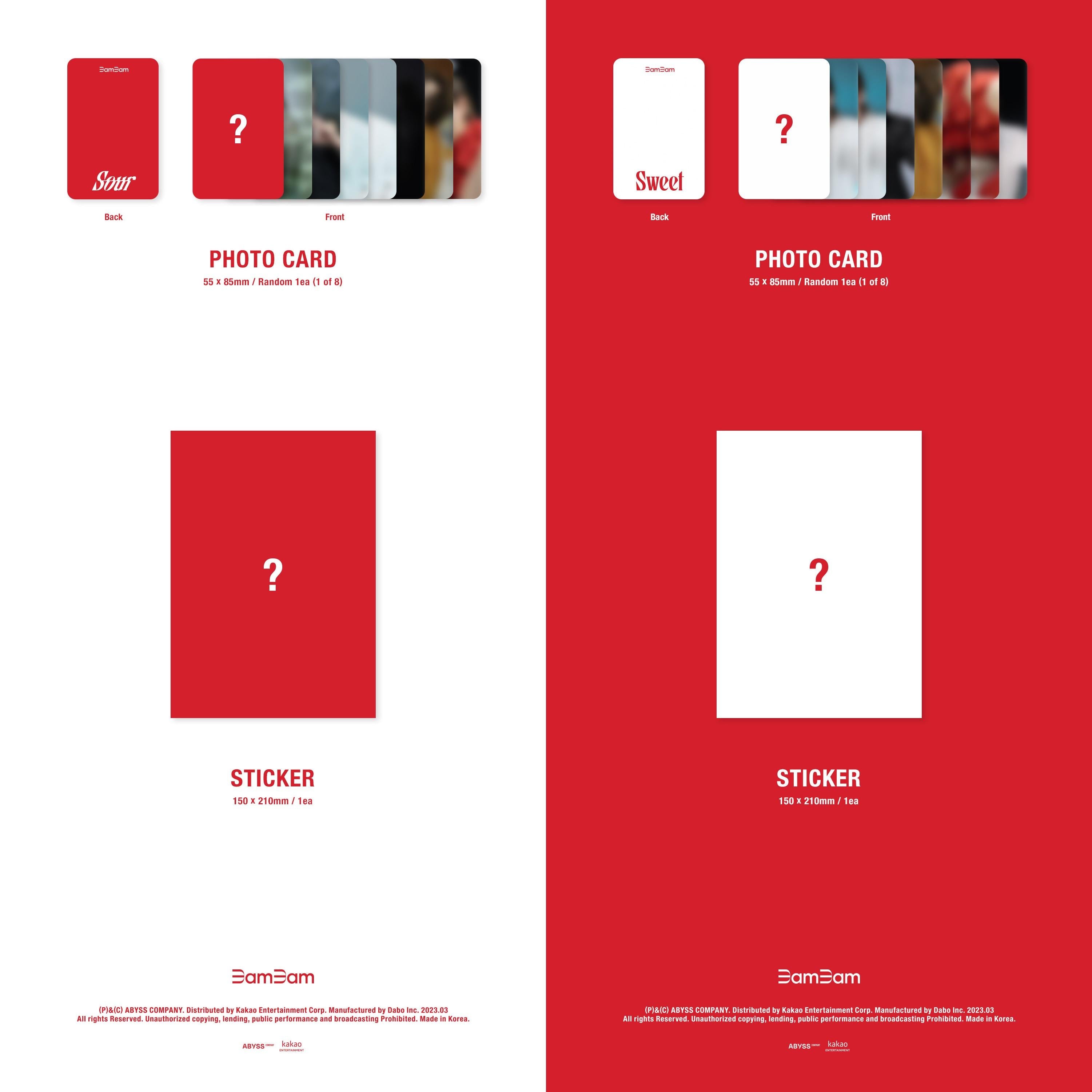 BamBam Sour & Sweet Album