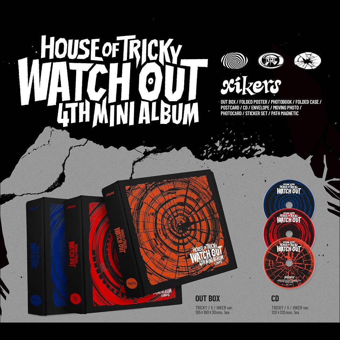 [SET] xikers [HOUSE OF TRICKY : WATCH OUT] (TRICKY ver. / X ver. / HIKER ver.)