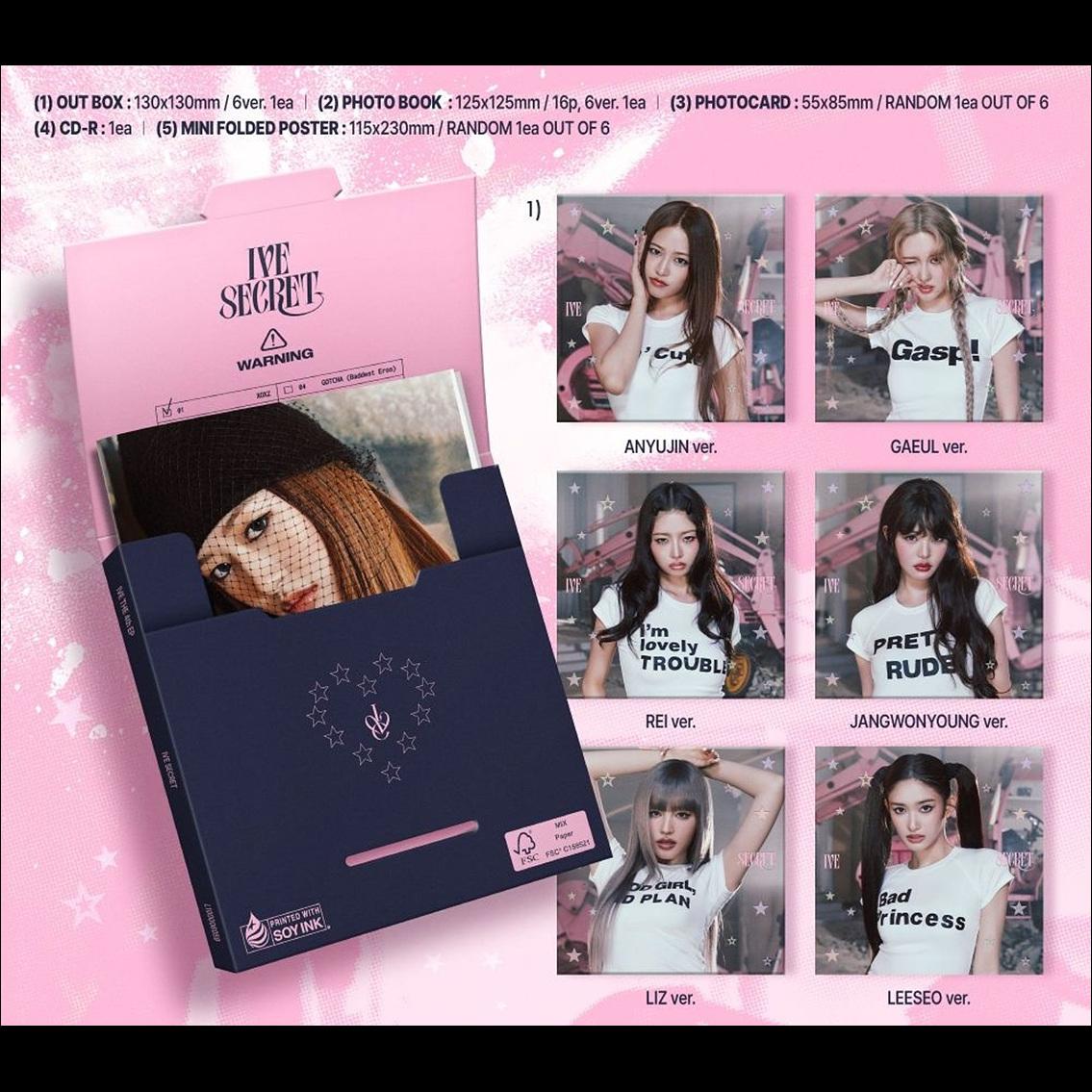 IVE [IVE SECRET] Digipack ver. / The 4th EP Album