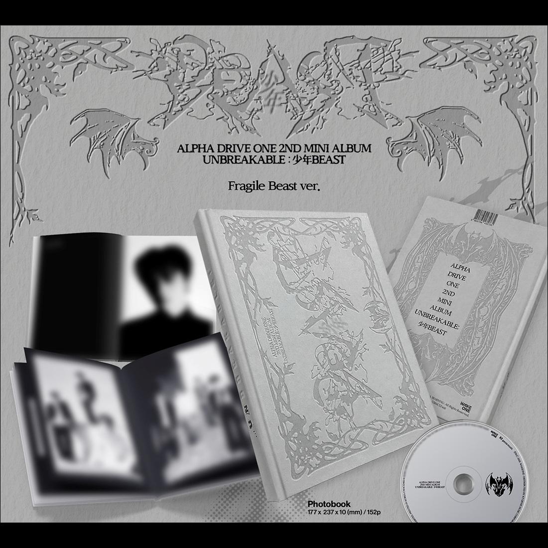[Pre-order] ALPHA DRIVE ONE [UNBREAKABLE] BEAST_Fragile Beast Ver. + Free Gift