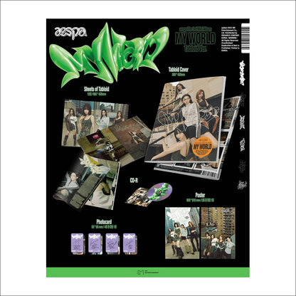 [Tabloid Ver.] aespa MY WORLD 3rd Mini Album