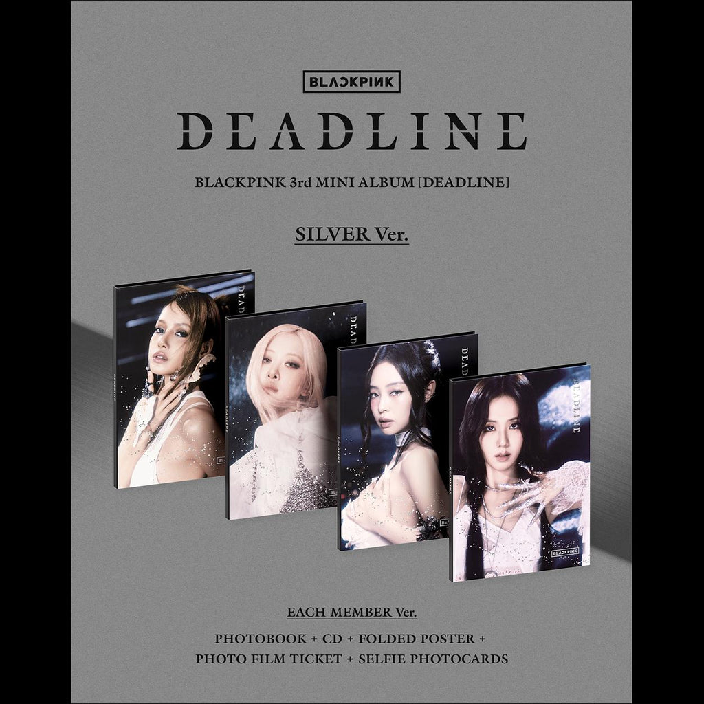 BLACKPINK [DEADLINE] SILVER Ver. / 3rd MINI ALBUM + Free Gift