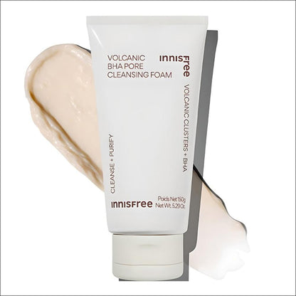 innisfree Volcanic Pore BHA Cleansing Foam (150g – 1 Tube)