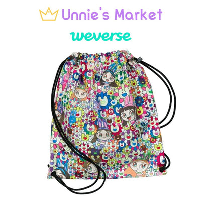 NewJeans 'Supernatural' NJ X MURAKAMI Drawstring Bag ver.