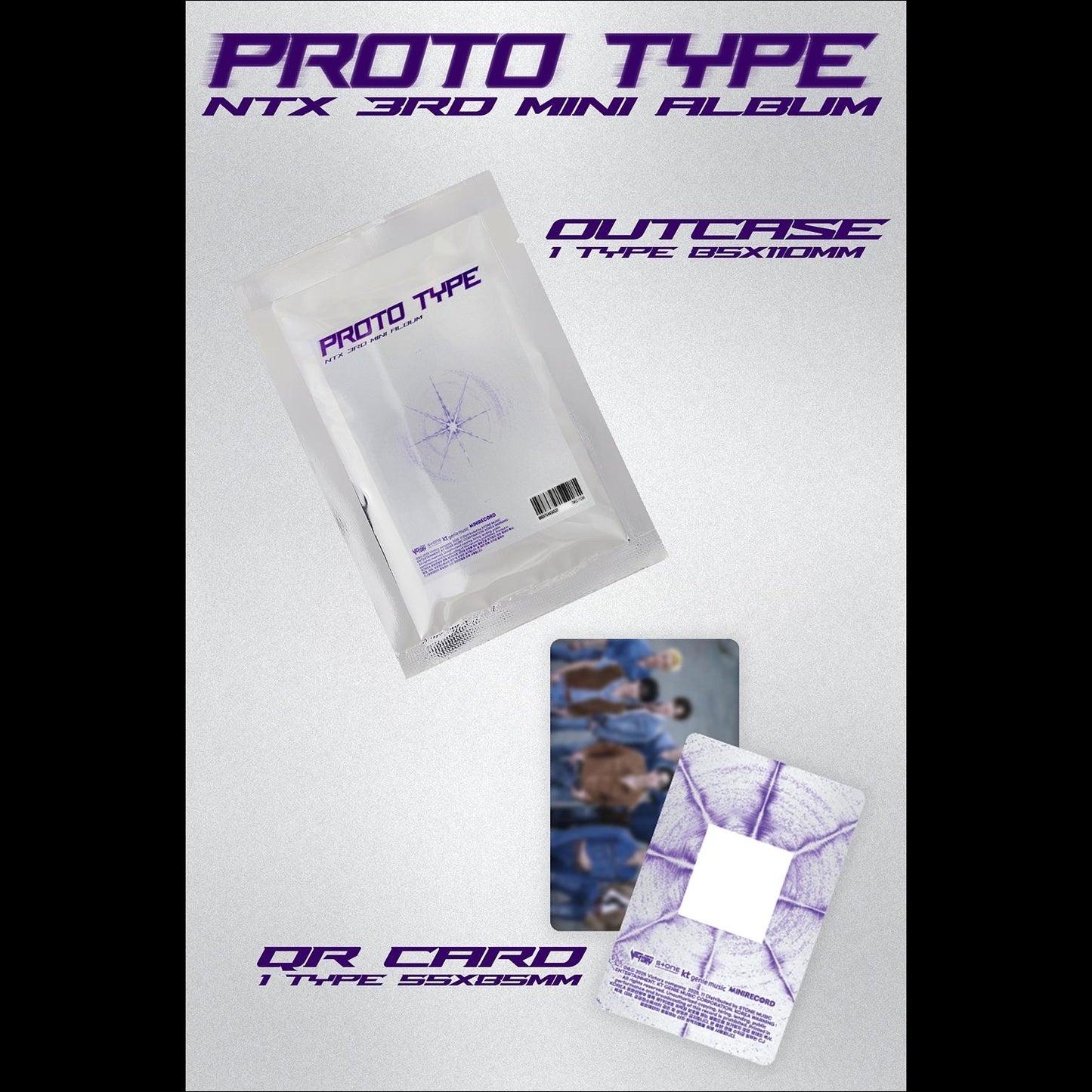 (Card Pack ver.) NTX - PROTO TYPE 3rd Mini Album + Free Gift