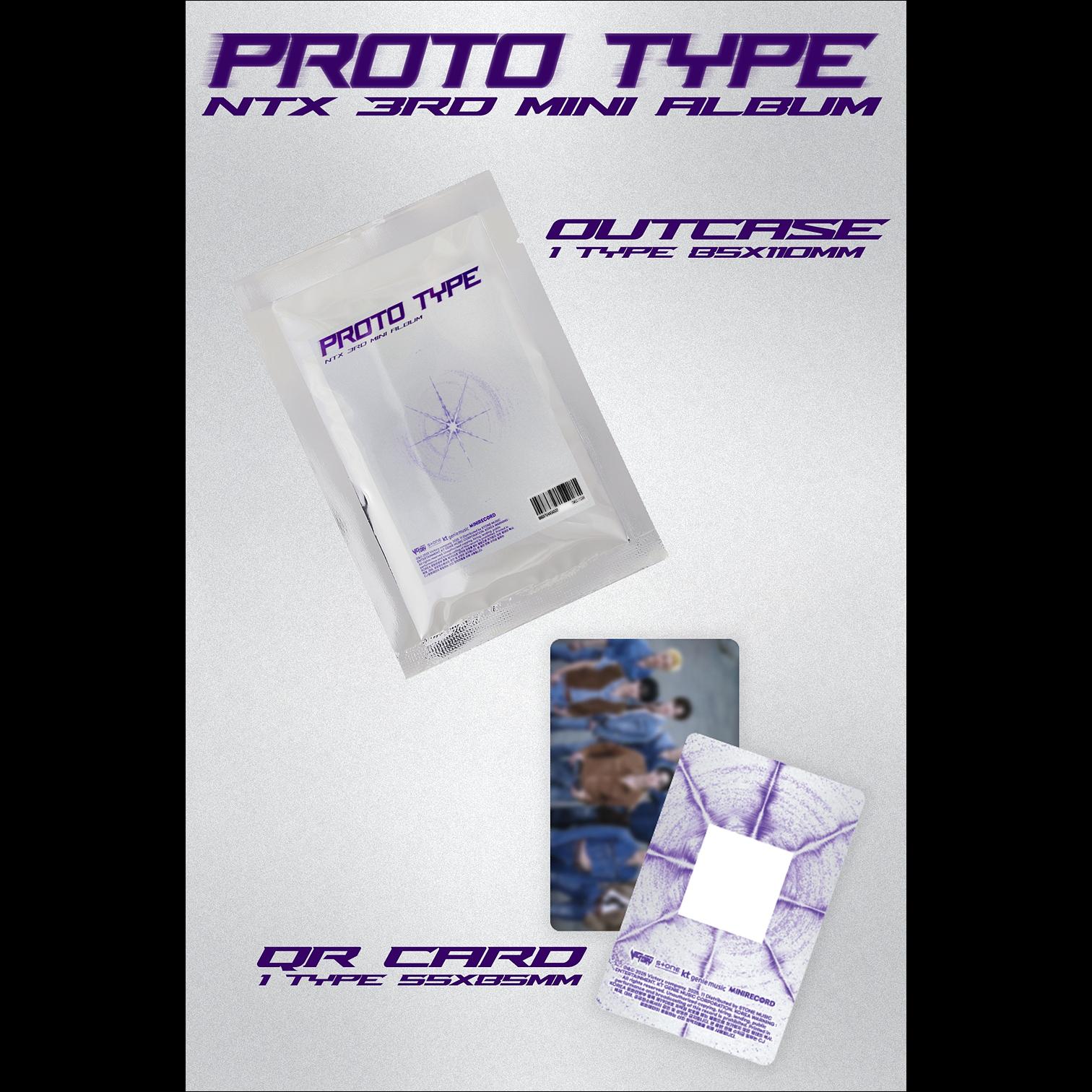 (Card Pack ver.) NTX - PROTO TYPE 3rd Mini Album + Free Gift
