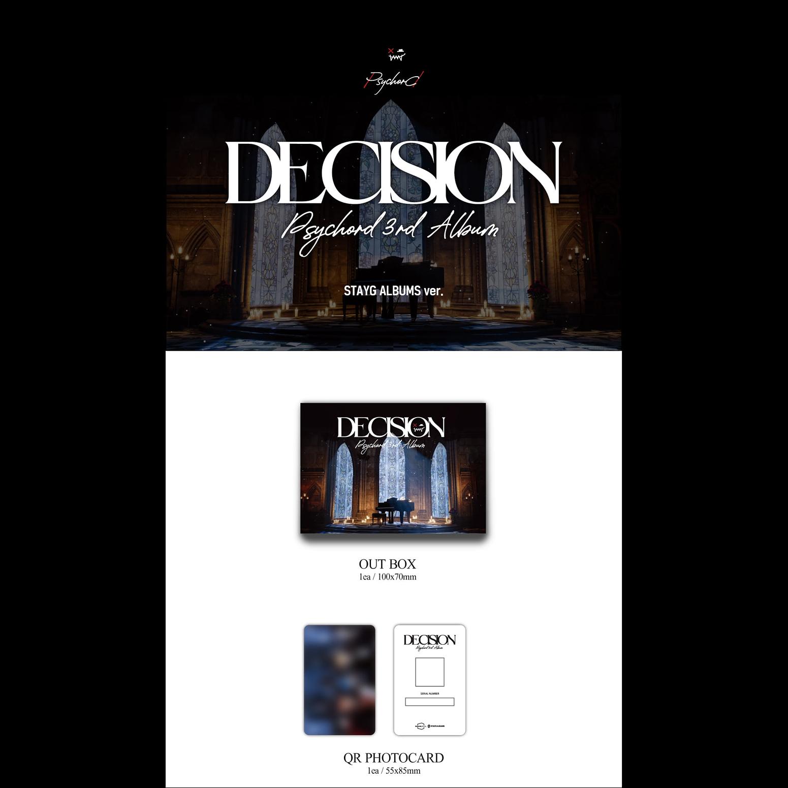 Psychord - DECISION 3rd Album (STAYG ALBUMS ver.)