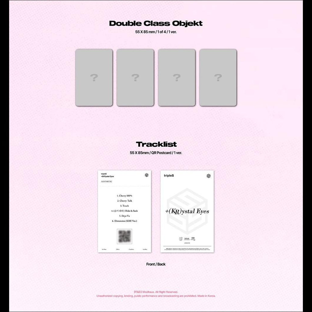 tripleS - [+(KR)ystal Eyes AESTHETIC] Objekt Music Album