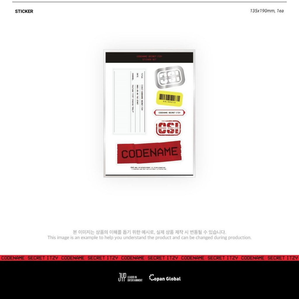 ITZY Code Name Secret ITZY Behind [DVD + Photobook] Package
