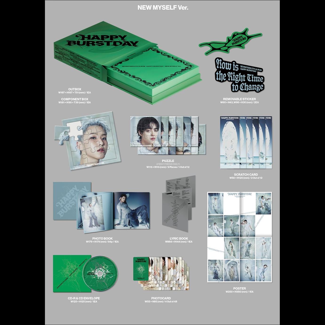 SEVENTEEN - HAPPY BURSTDAY / 5th Album