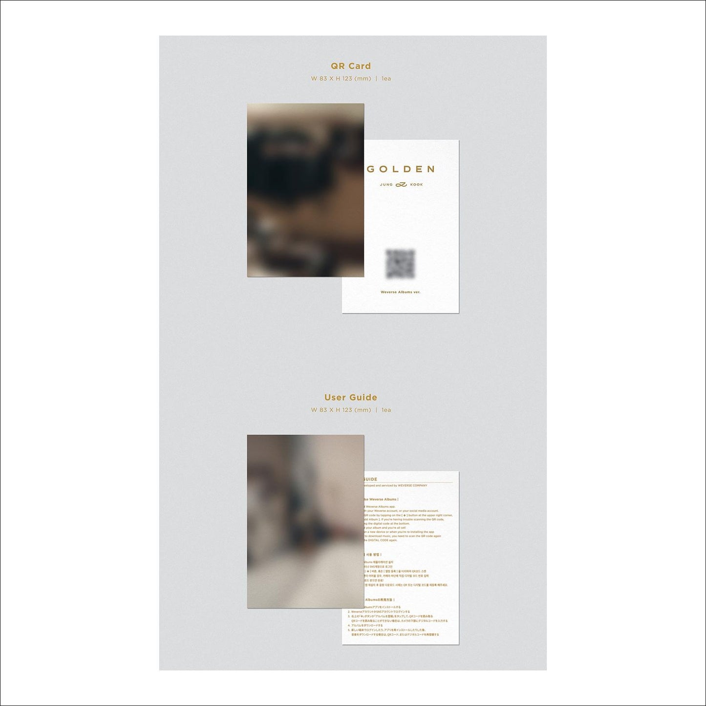 JUNGKOOK (BTS) GOLDEN Weverse Albums Ver.