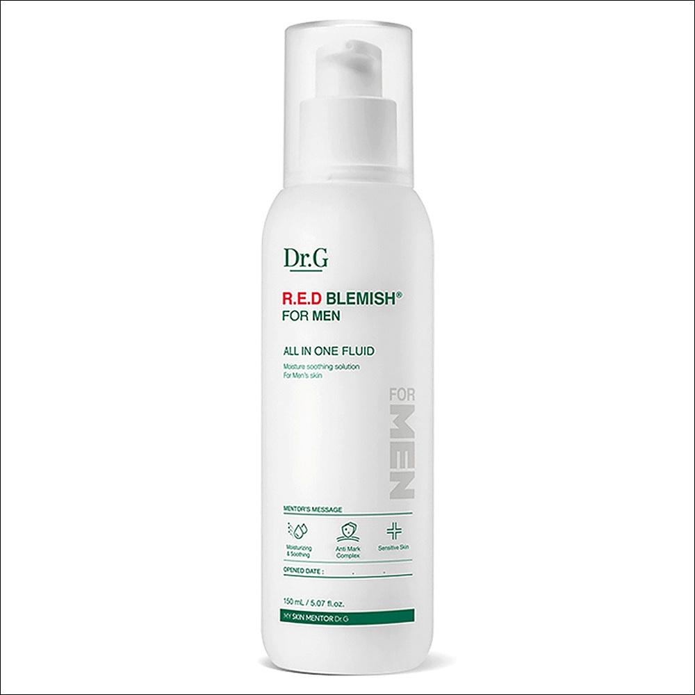 [Dr.G] Red Blemish For Men All-In-One Fluid - Soothing & Hydrating Care for Sensitive Male Skin, 150ml | Olive's K-beauty