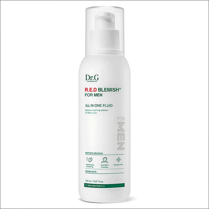 [Dr.G] Red Blemish For Men All-In-One Fluid - Soothing & Hydrating Care for Sensitive Male Skin, 150ml | Olive's K-beauty