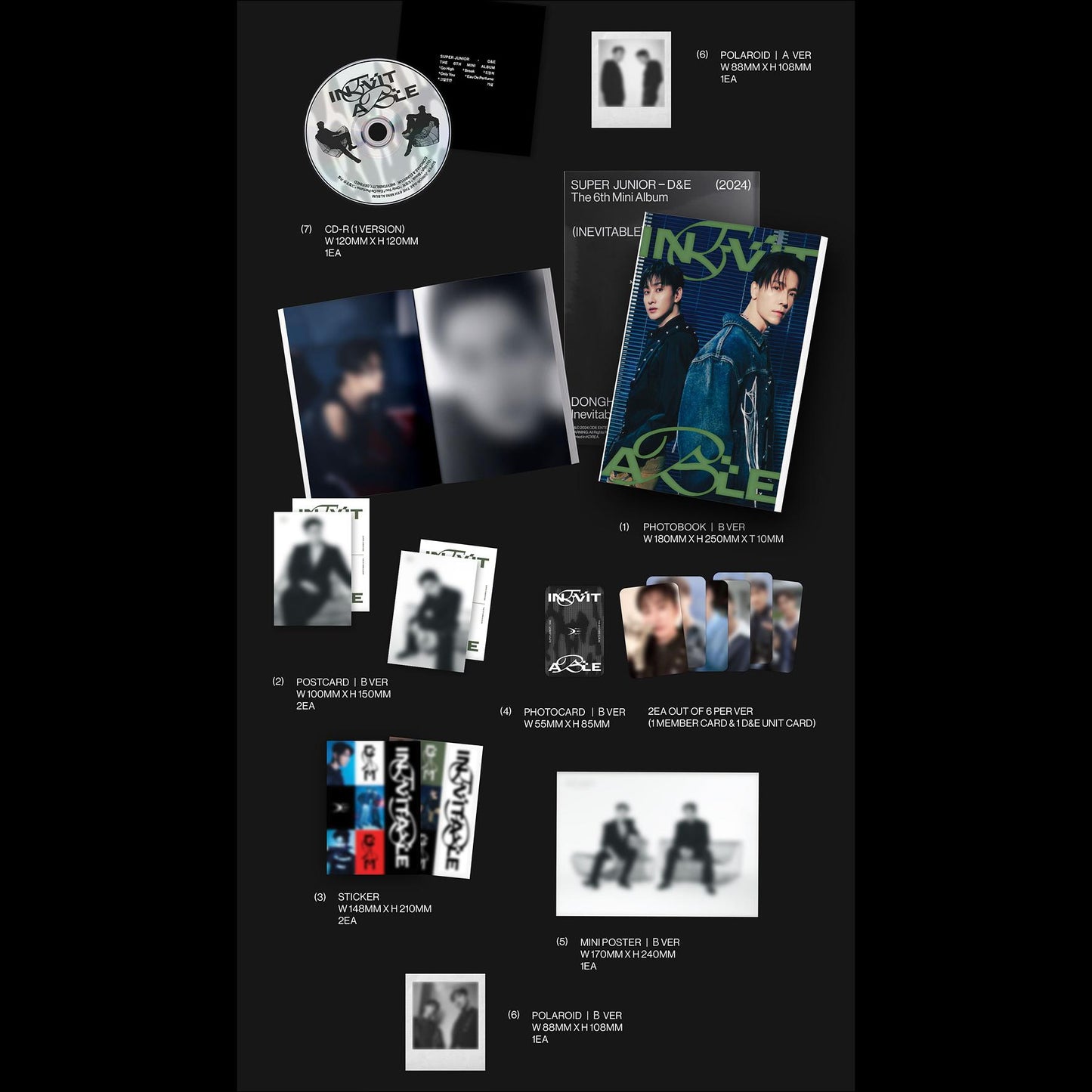 Super Junior D&E - INEVITABLE 6th Mini Album
