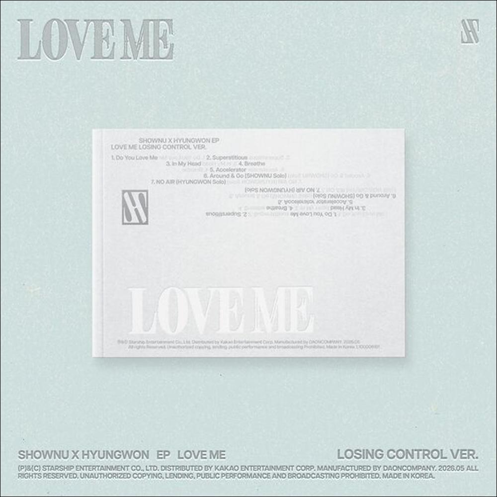 SHOWNU X HYUNGWON (MONSTA X) [LOVE ME] LOSING CONTROL VER. EP Album + Free Gift
