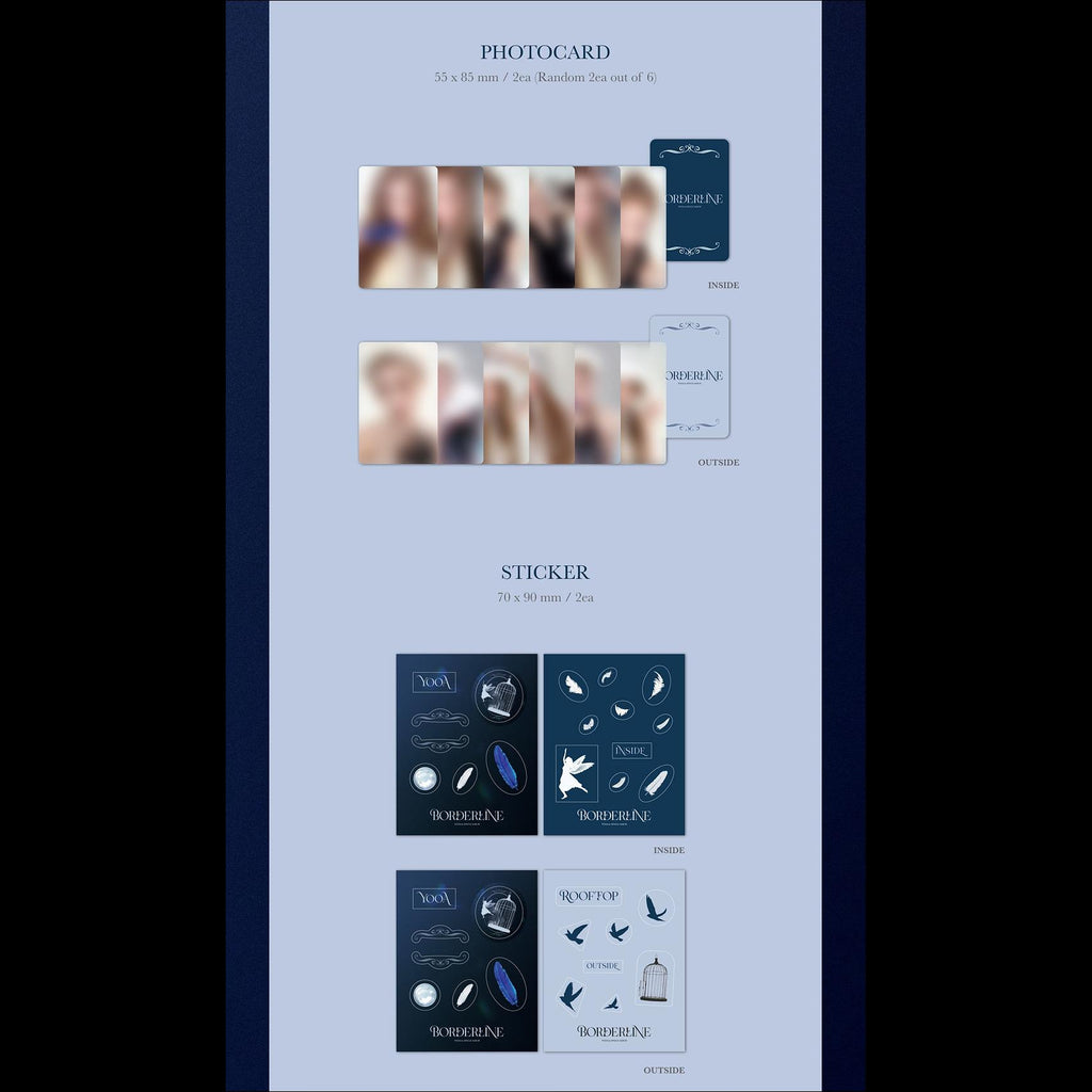 YOOA [Borderline] POCA Ver. Album (INSIDE VER. / OUTSIDE VER.)