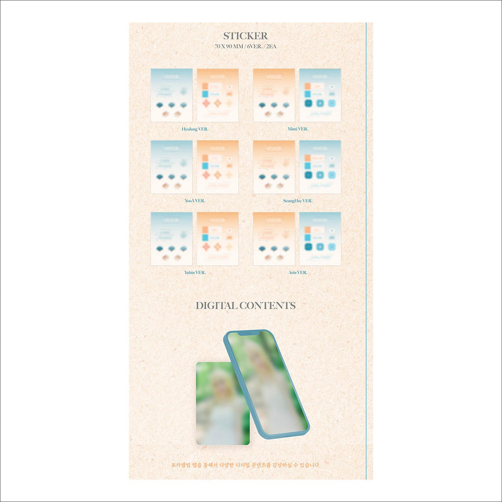 OH MY GIRL - Golden Hourglass POCA Ver. Album + Free  Gift