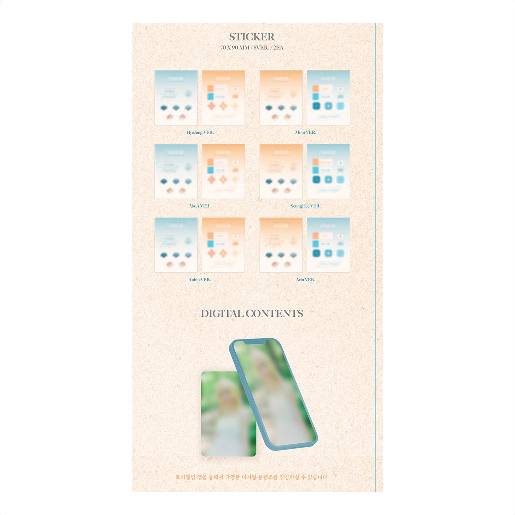 OH MY GIRL - Golden Hourglass POCA Ver. Album + Free  Gift