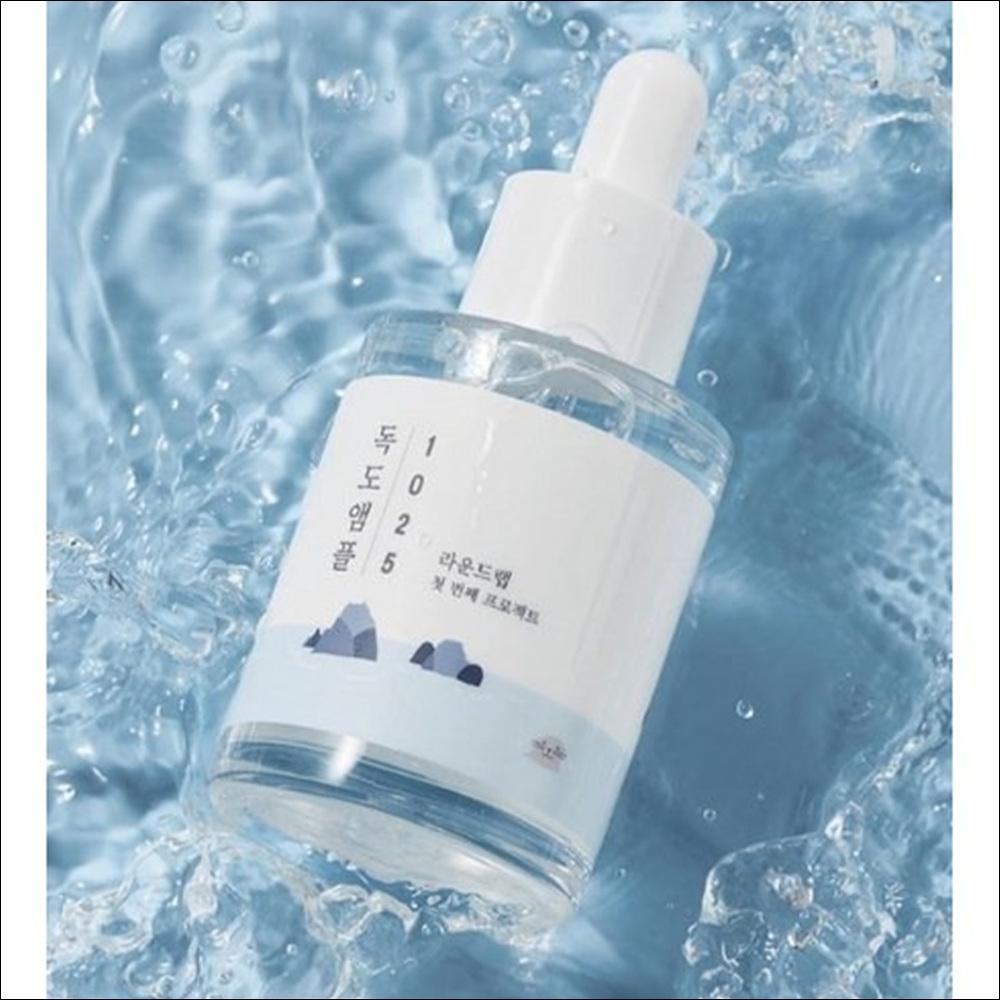[Round Lab] 1025 Dokdo Ampoule 45g - Deep Sea Water Minerals, Intensive Hydration, Soothing & Barrier Care, K-Beauty