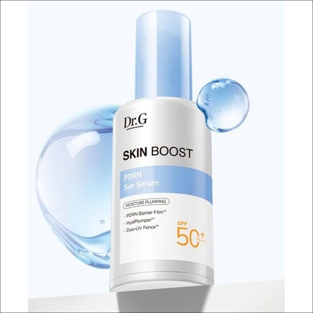[Dr.G] Skin Boost PDRN Sun Serum SPF50+ PA++++ (50ml) - Revitalizing & Firming Sun Care, Elasticity Support Sunblock, K-Beauty