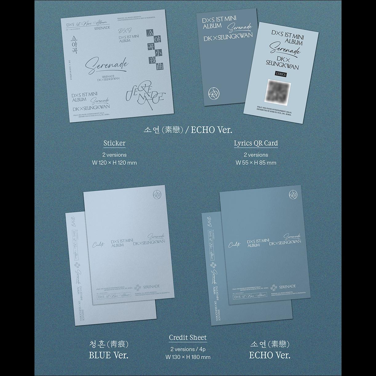 DK X Seungkwan -Serenade 1st Mini Album + Free Gift