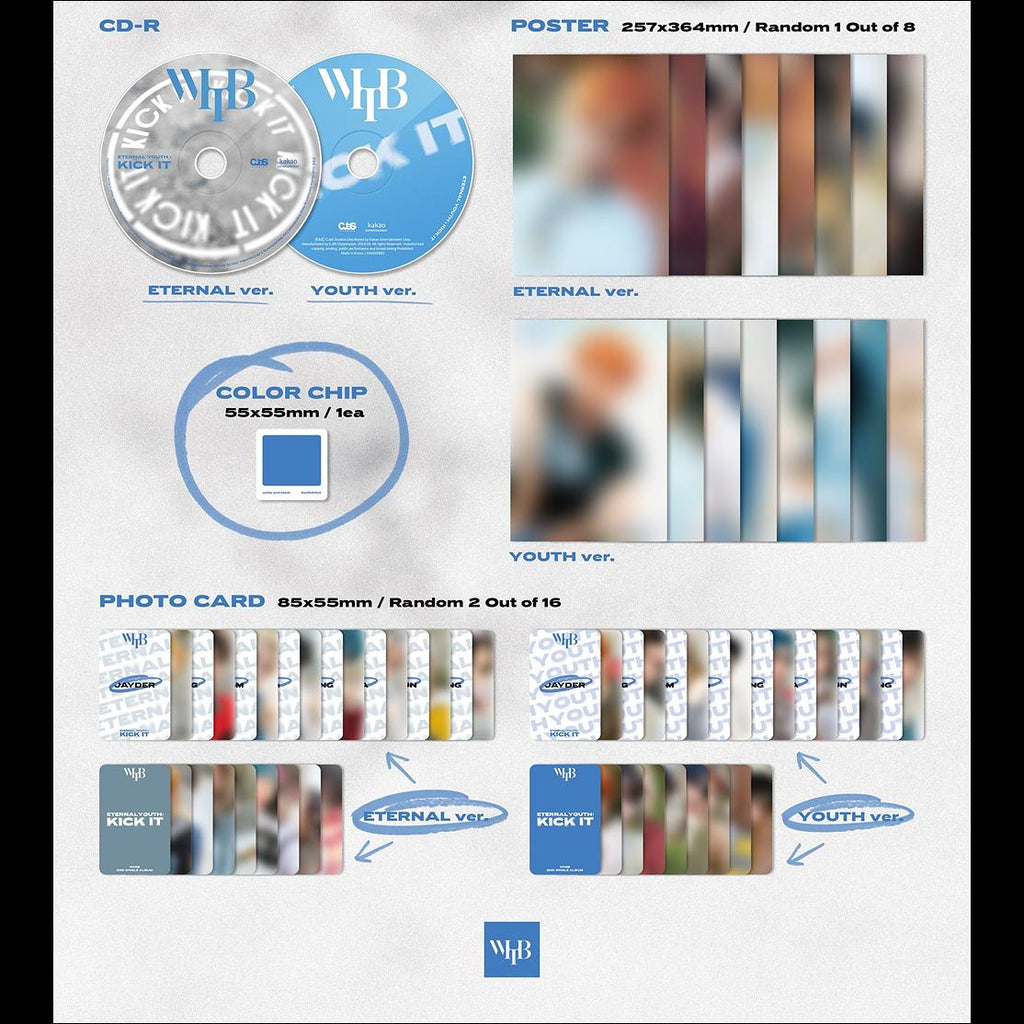 WHIB [ETERNAL YOUTH : KICK IT] (ETERNAL ver. / YOUTH ver.)