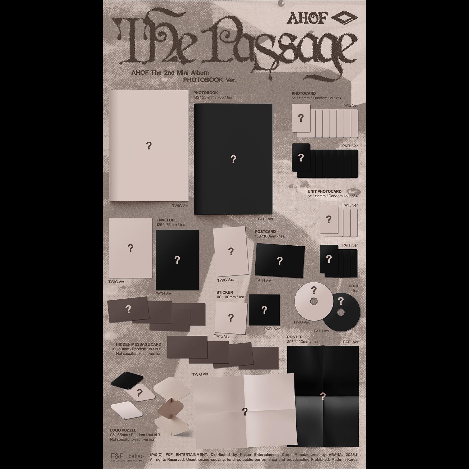 AHOF [The Passage] PHOTOBOOK Ver. + Free Gift