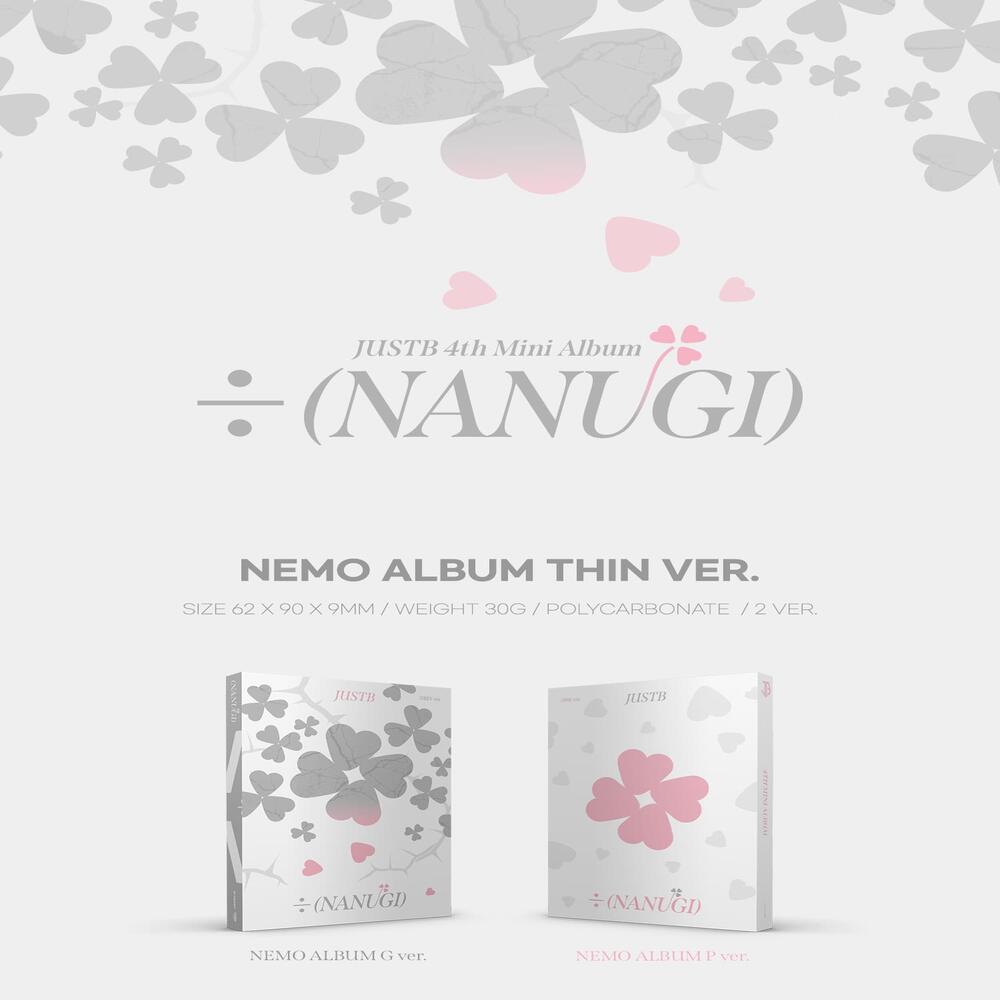 JUST B <÷ (NANUGI)> NEMO Album (Grey ver. / Pink ver.)