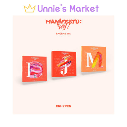 ENHYPEN : MANIFESTO : DAY 1 ENGENE Ver.