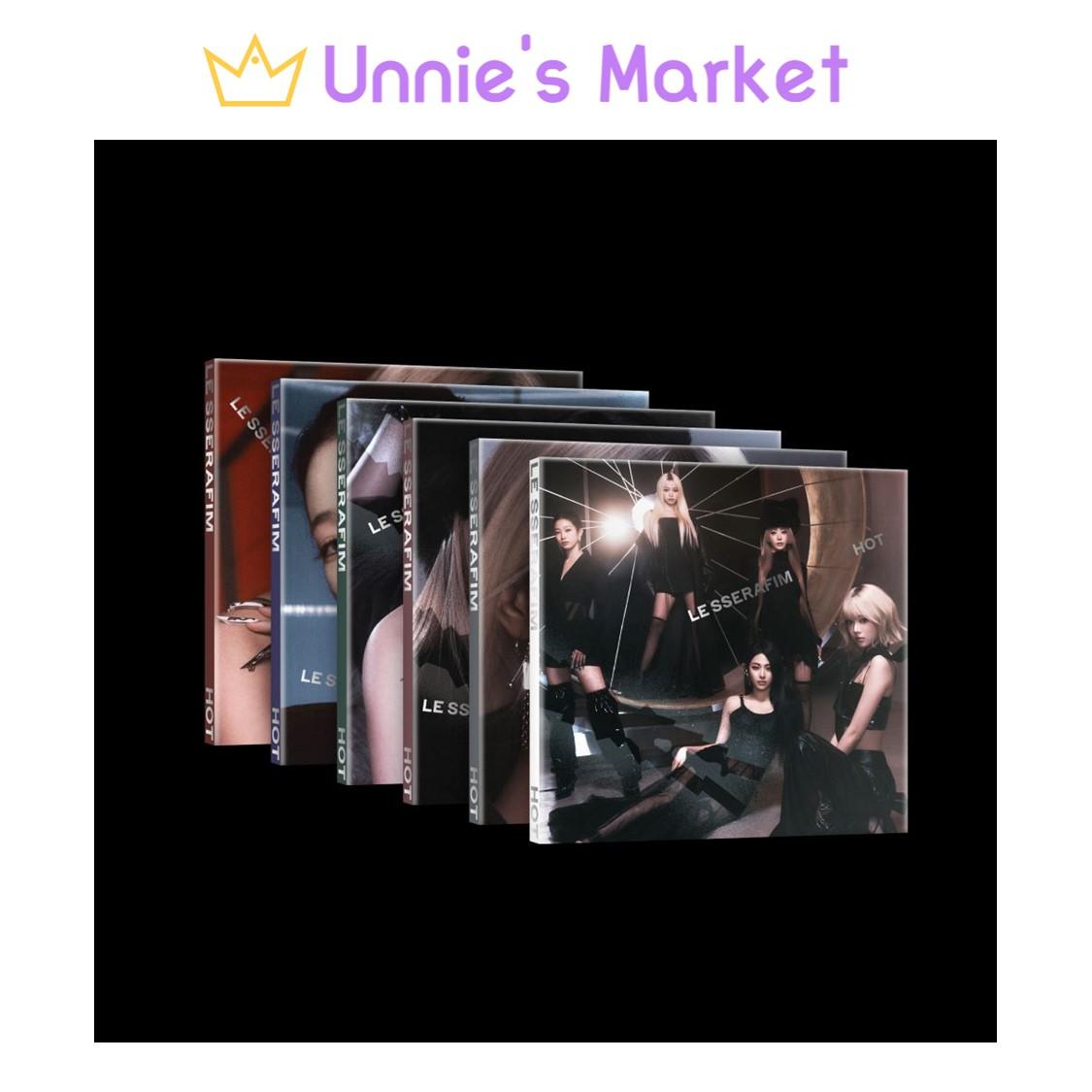 [SITE POB] LE SSERAFIM - HOT COMPACT ver. / 5th Mini Album