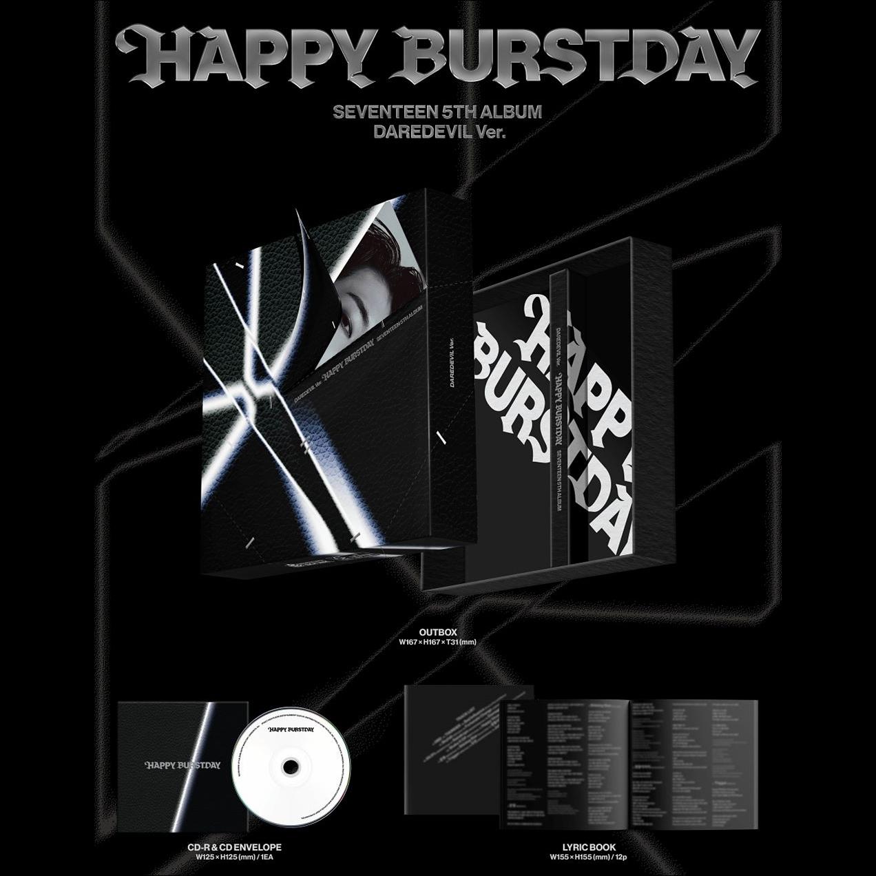 SEVENTEEN - HAPPY BURSTDAY DAREDEVIL Ver. / 5th Album