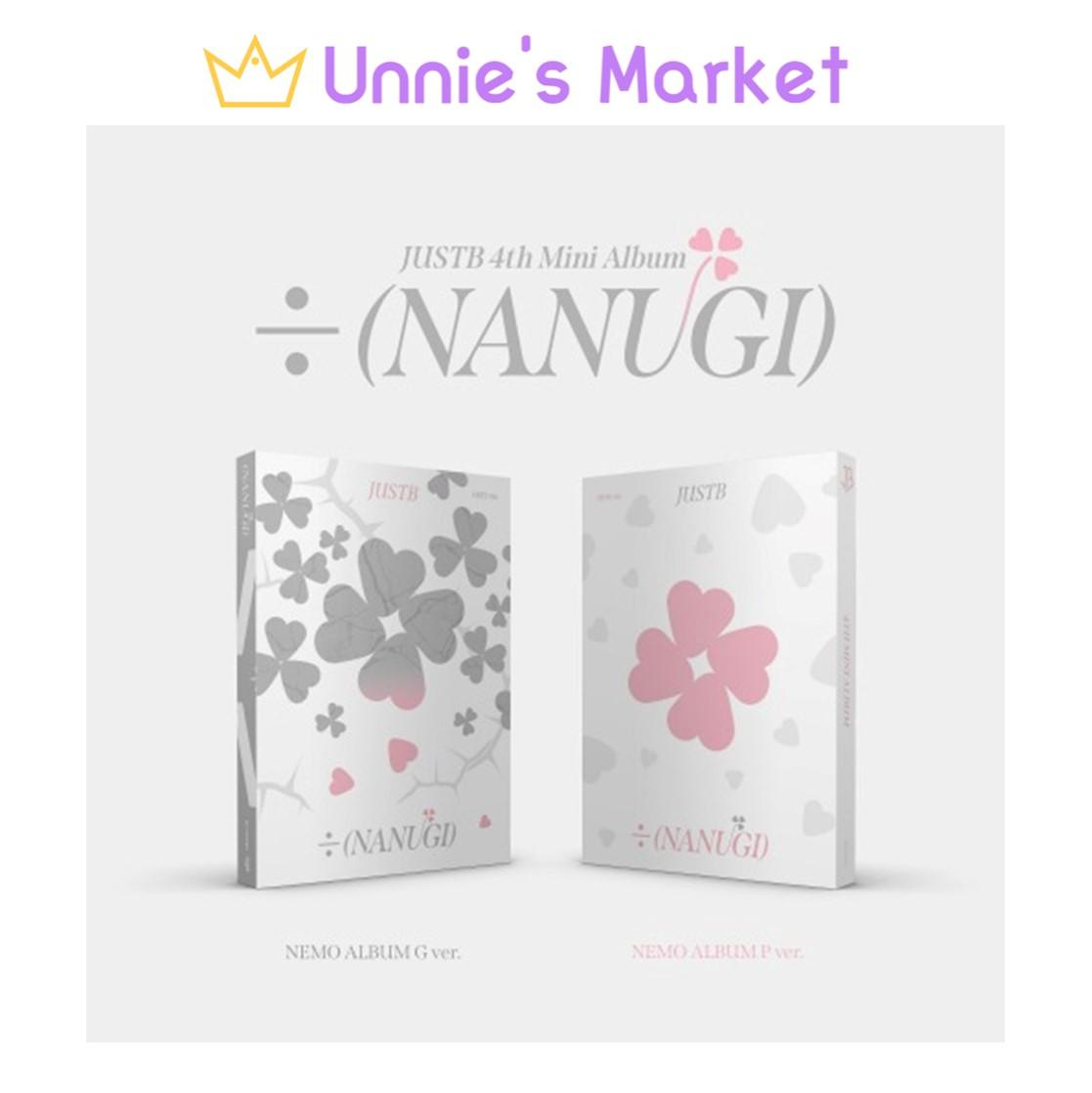 JUST B <÷ (NANUGI)> NEMO Album (Grey ver. / Pink ver.)