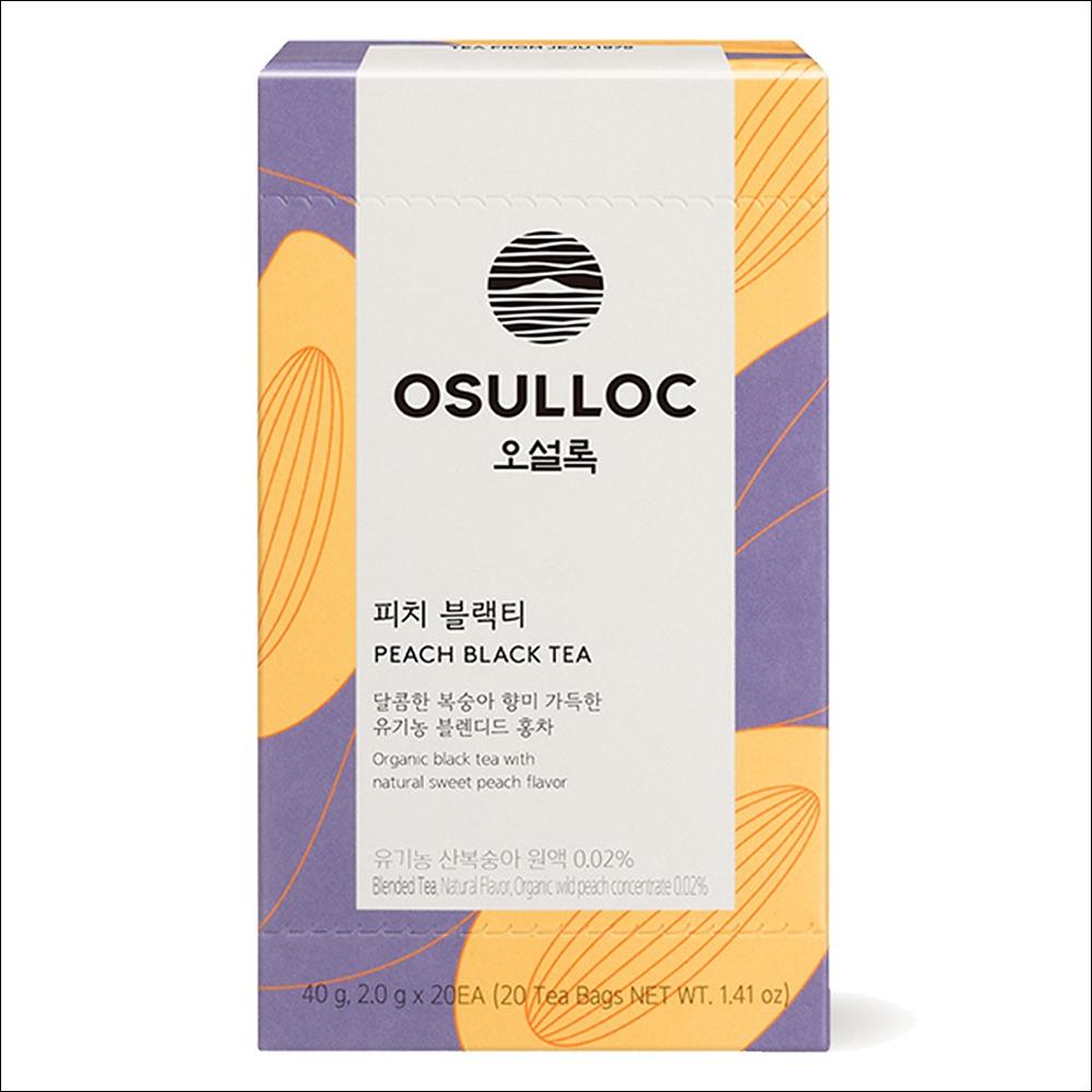 OSULLOC PEACH BLACK TEA 2g x 20 pcs