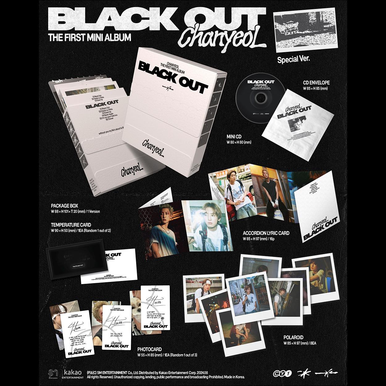 [Special ver.] Chanyeol (EXO) - BLACK OUT 1st Mini Album