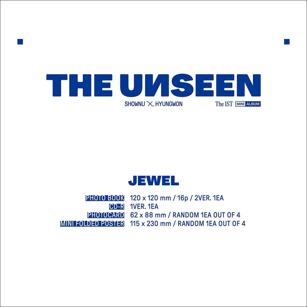 SHOWNU X HYUNGWON - THE UNSEEN Jewel Ver. Limited Edition