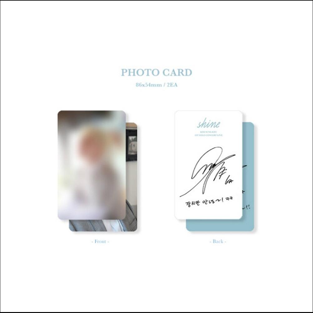 KIM SEONG KYU (INFINITE) - 1ST SOLO CONCERT LIVE Shine [2CD]