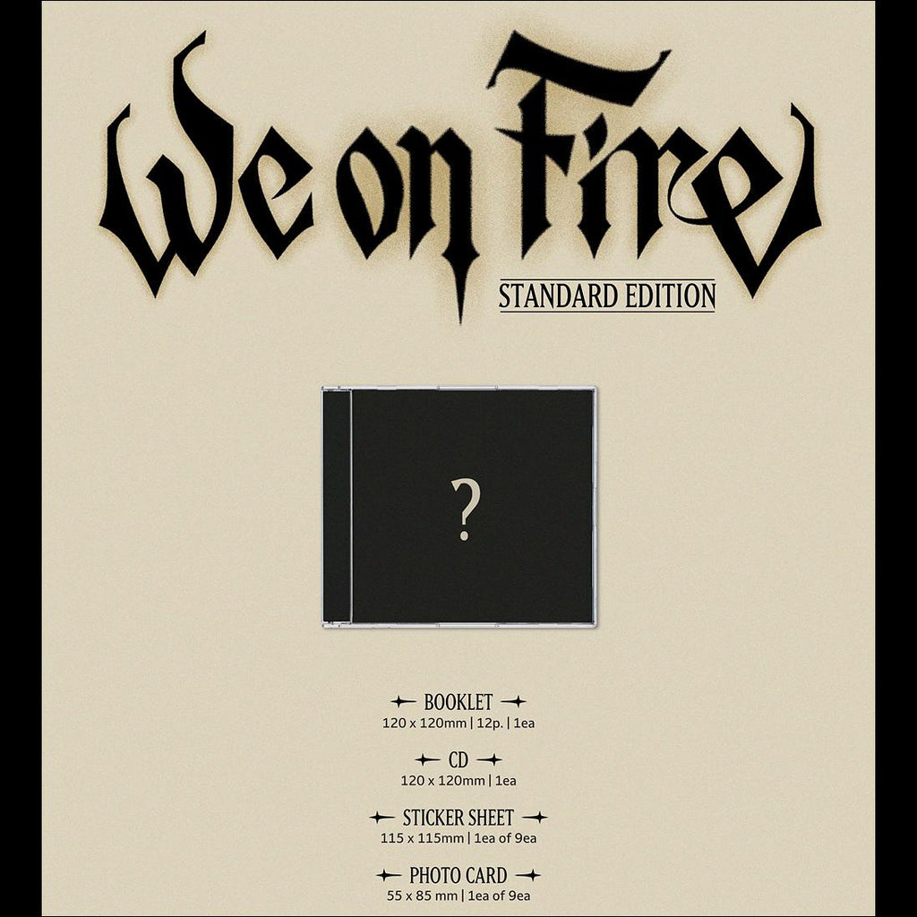 &TEAM [We on Fire] STANDARD EDITION / 3rd EP Album + Free Gift