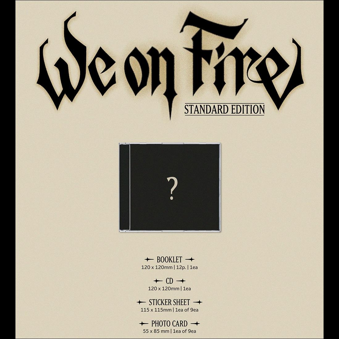 &TEAM [We on Fire] STANDARD EDITION / 3rd EP Album + Free Gift
