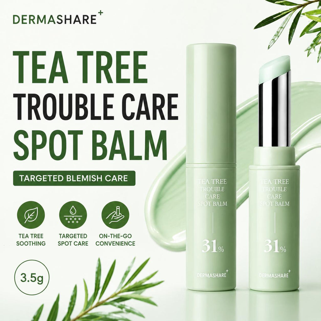 Derma Share Tea Tree Trouble Care Spot Balm 3.5g – Targeted Blemish Care