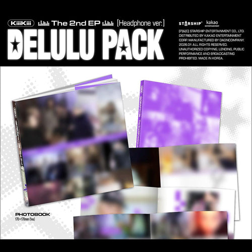 (Headphone Ver.) KiiiKiii [Delulu Pack] The 2nd EP Album