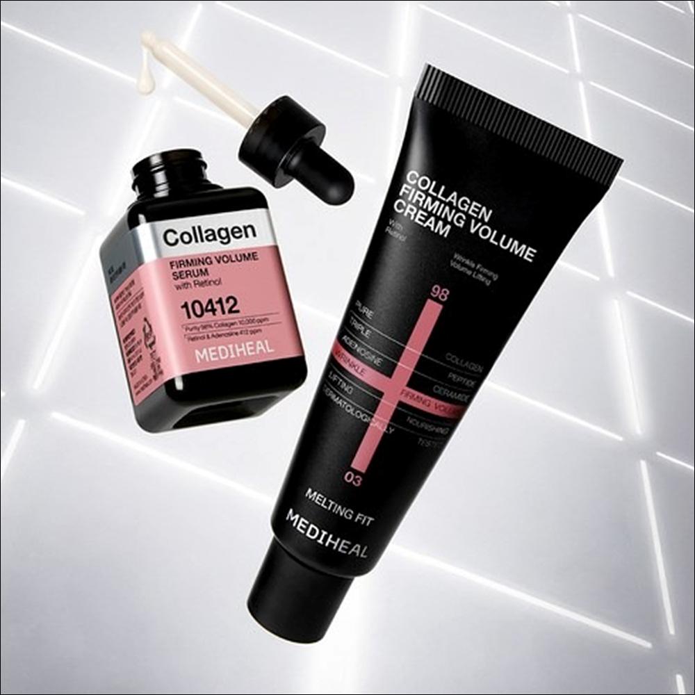 [Mediheal] Collagen Firming Volume Skincare Set - Serum 40ml(+10ml x 3) & Cream 50ml | Olive's K-beauty