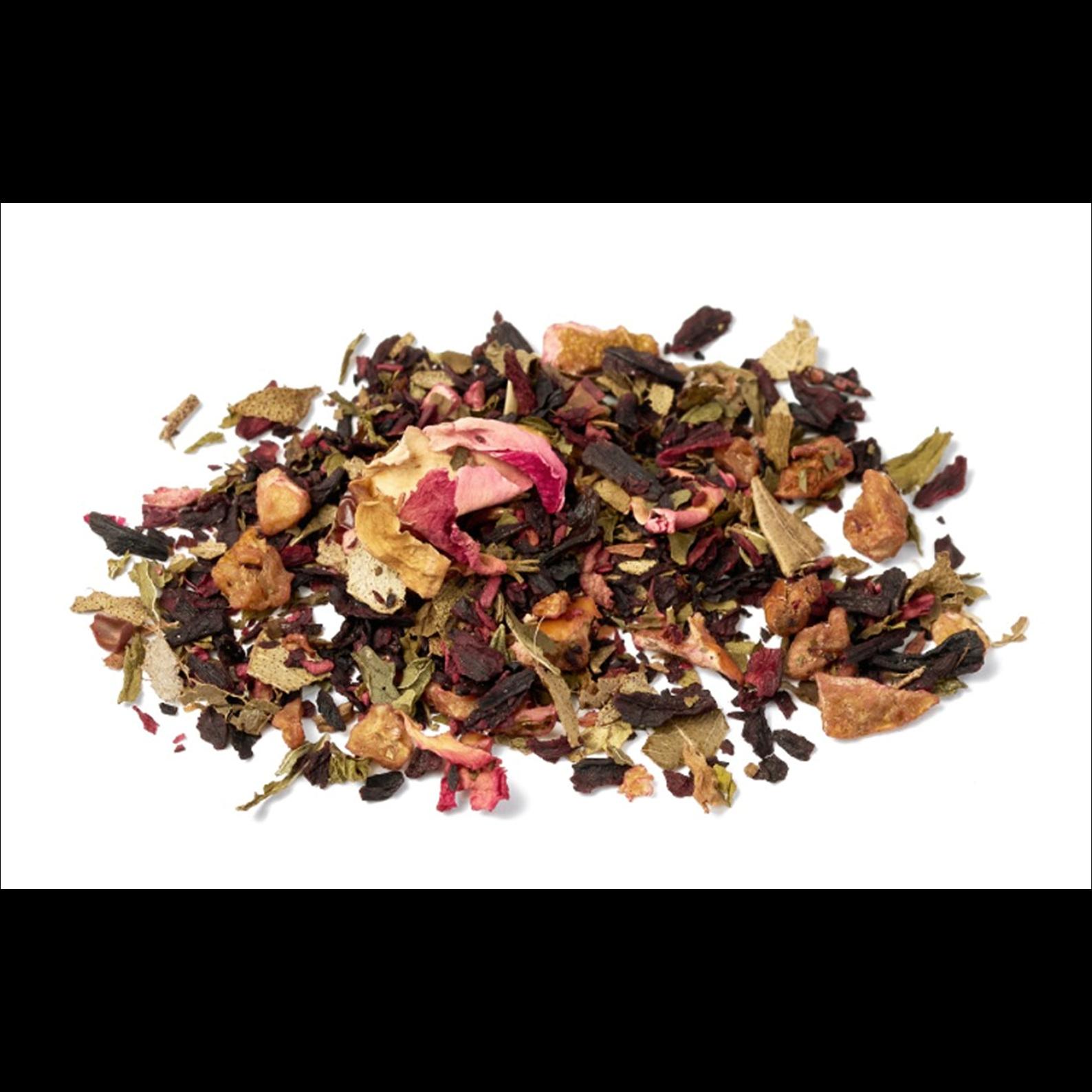 OSULLOC Hibiscus Sunshine Blended Tea Caffeine-Free Sweet Fruit Herbal Tea Bags 20g