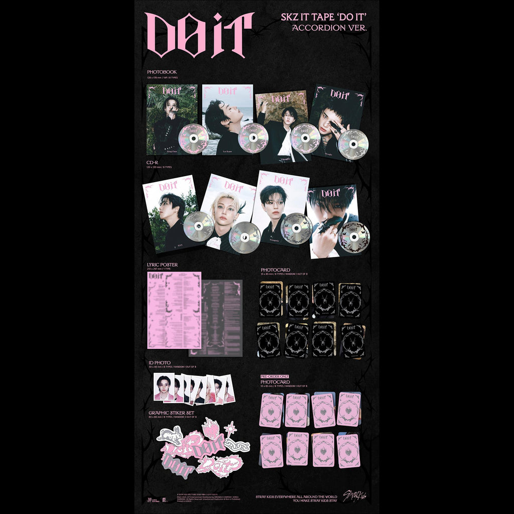 Stray Kids - SKZ IT TAPE ‘DO IT’ (ACCORDION VER.) + free gift