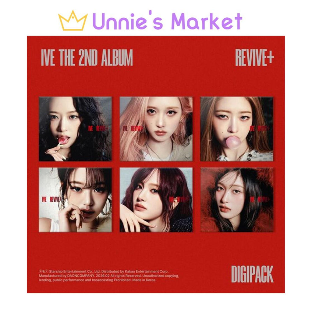 (Digipack Ver.) IVE [REVIVE+] The 2nd Album + Free Gift