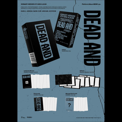 Xdinary Heroes DEAD AND (Platform ver.) / 8th Mini Album + Free Gift