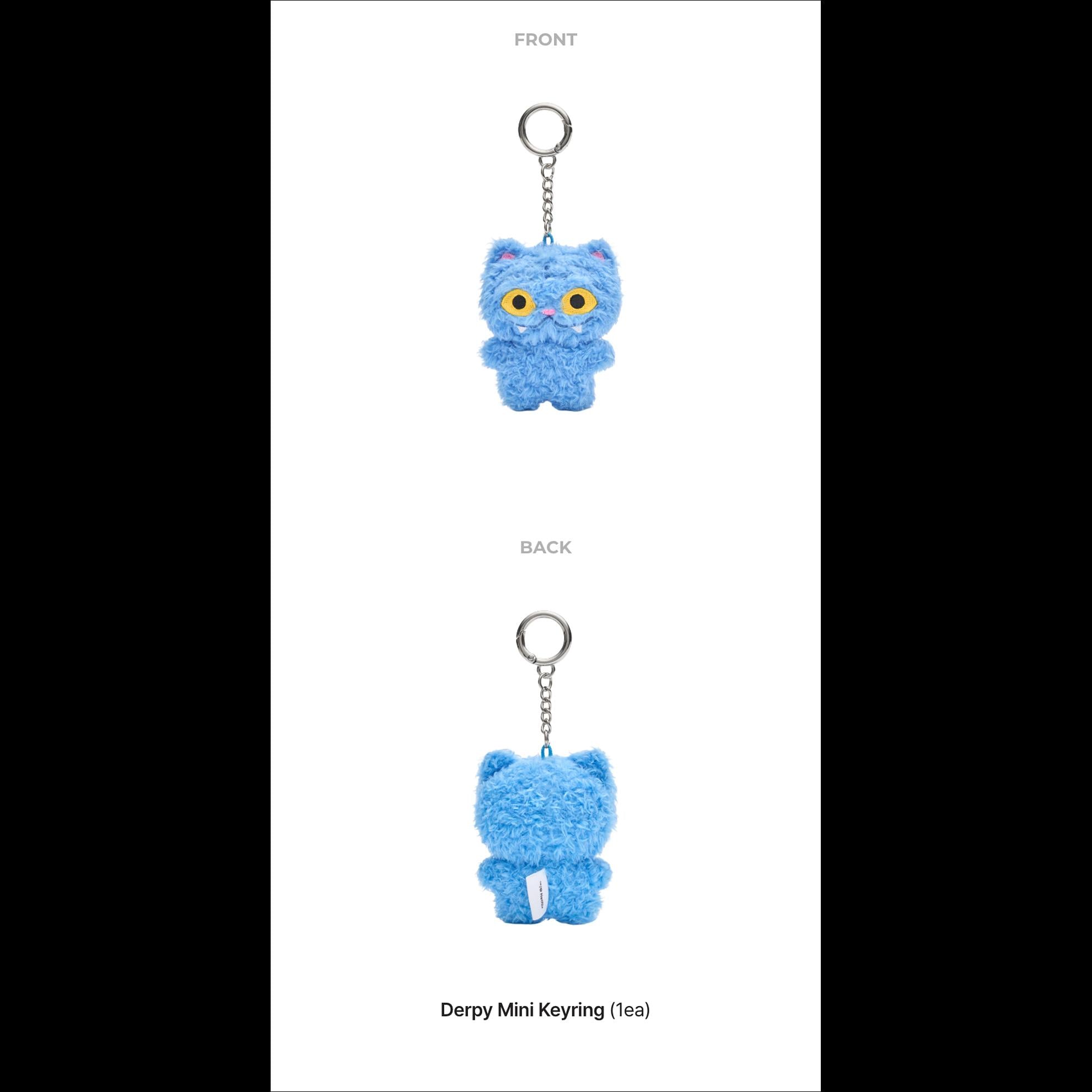Kpop Demon Hunters Derpy Mini Keyring / Official Merchandise (MD)