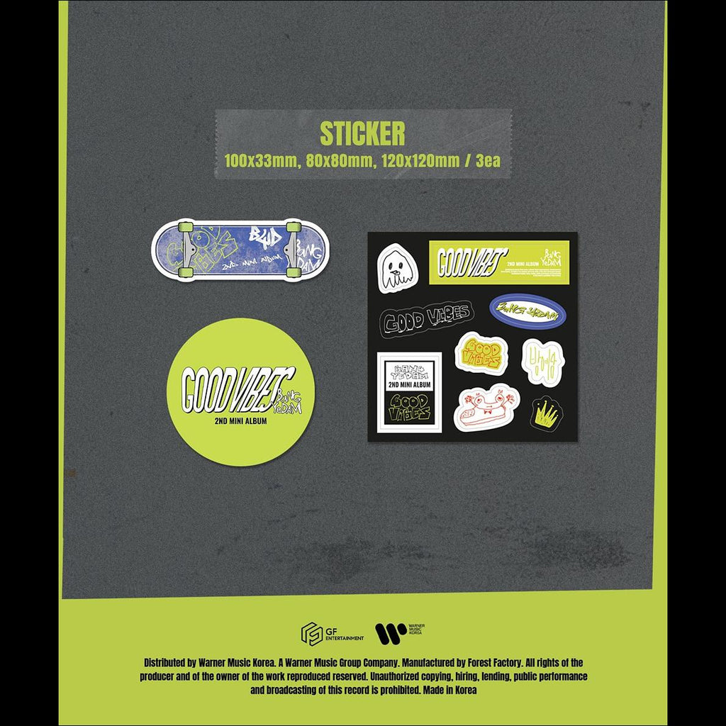 BANG YEDAM - GOOD VIBES 2nd Mini Album