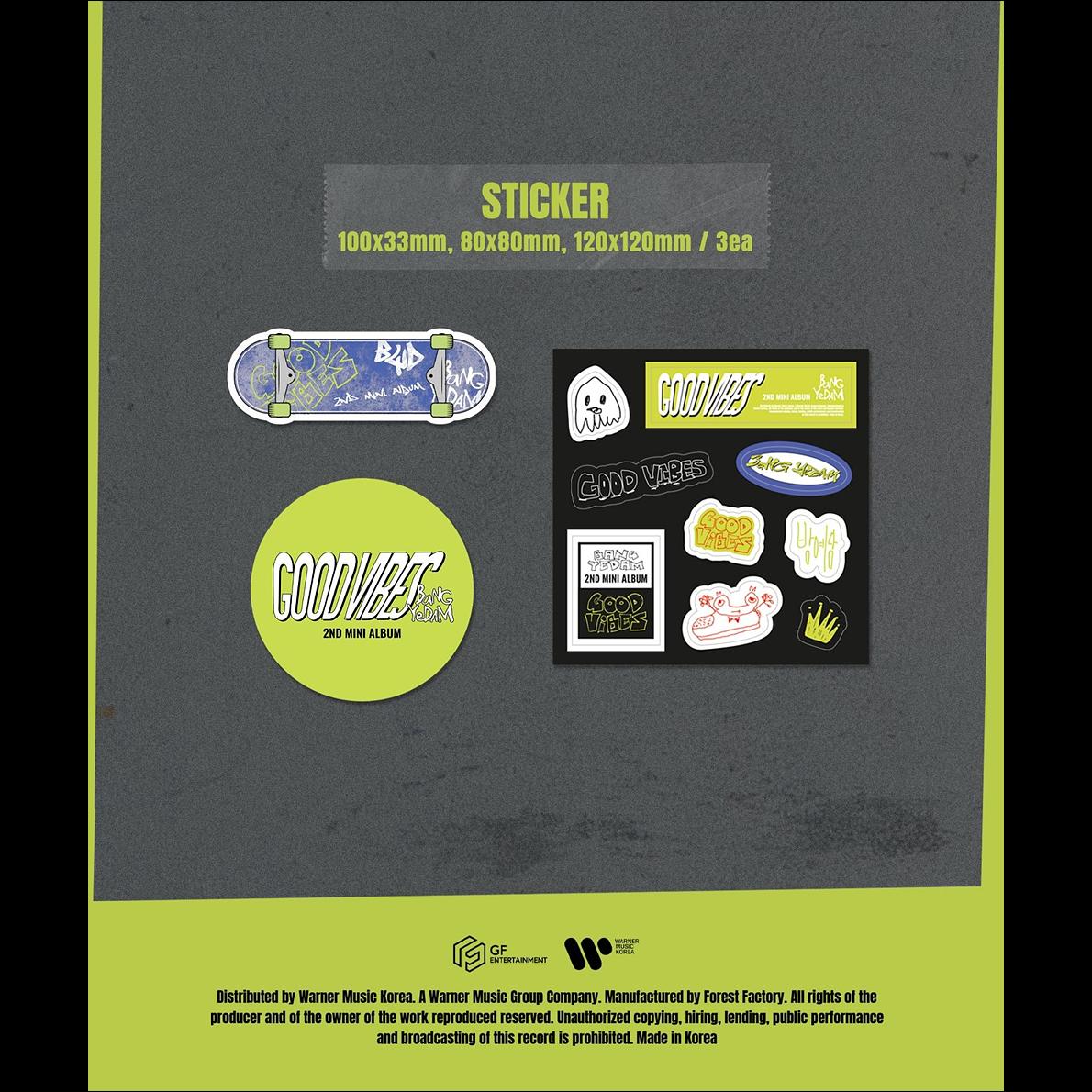 BANG YEDAM - GOOD VIBES 2nd Mini Album