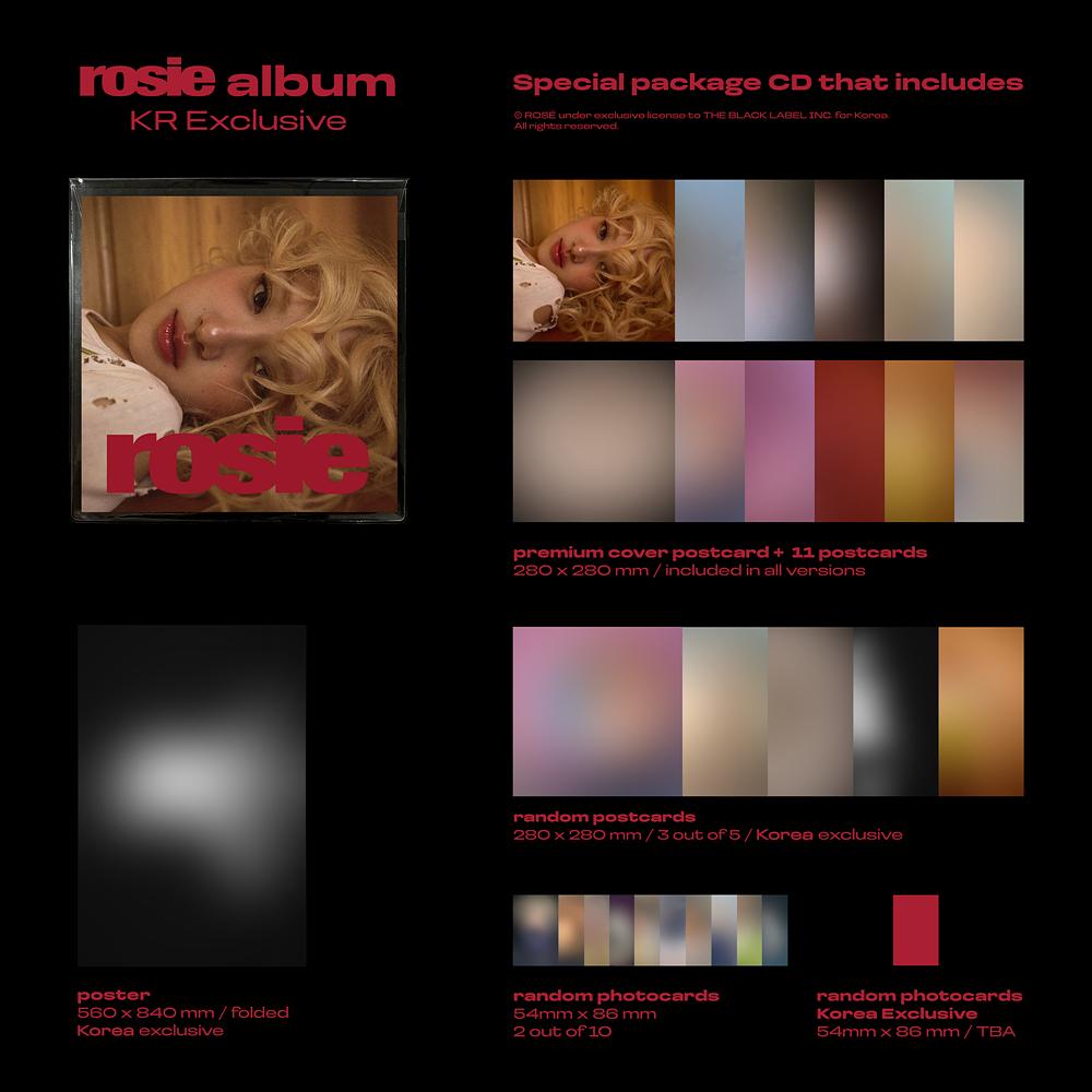 ROSÉ first studio album ‘rosie’ (KR Exclusive)