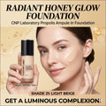 [CNP Laboratory] Propolis Ampule In Foundation 35ml - #21 Light Beige, SPF30 PA++, Radiant Honey Glow, High Coverage Liquid Foundation, K-Beauty